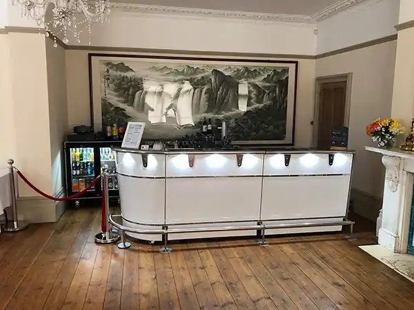 Zipbar With Foot Rails And Lights And A Mini Bar